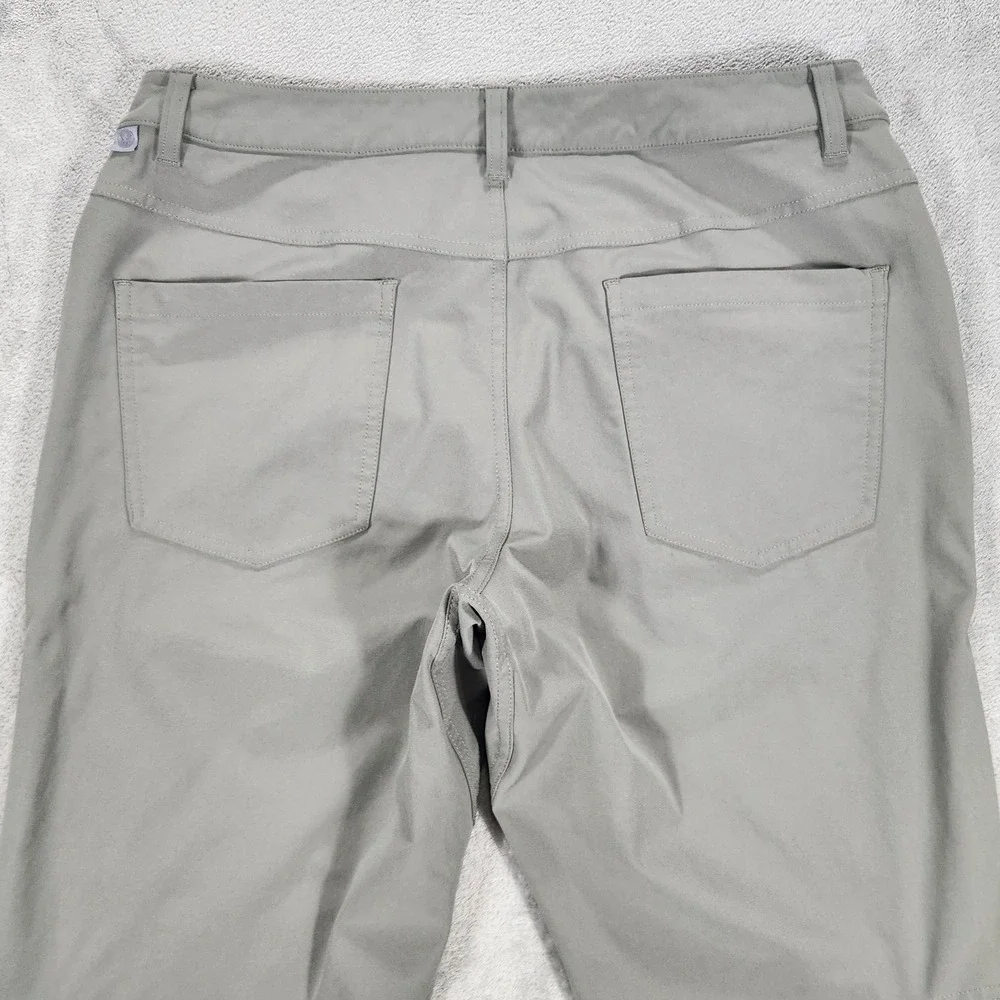 Lululemon Pants Mens 33 Green 5 Pocket ABC Stretch Tech Chino Casual Golf Travel